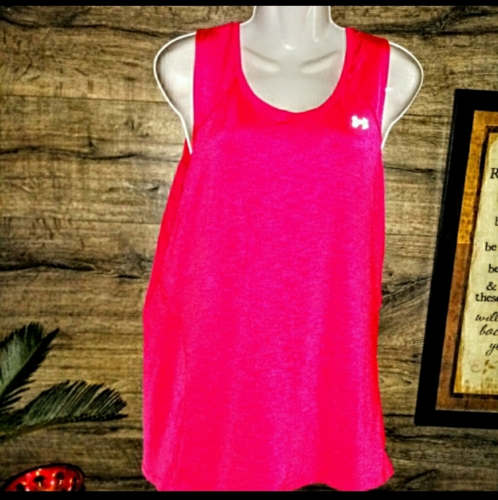 Under Armour Tank Top Size XL Heat Gear Semi Fit - Picture 3 of 10